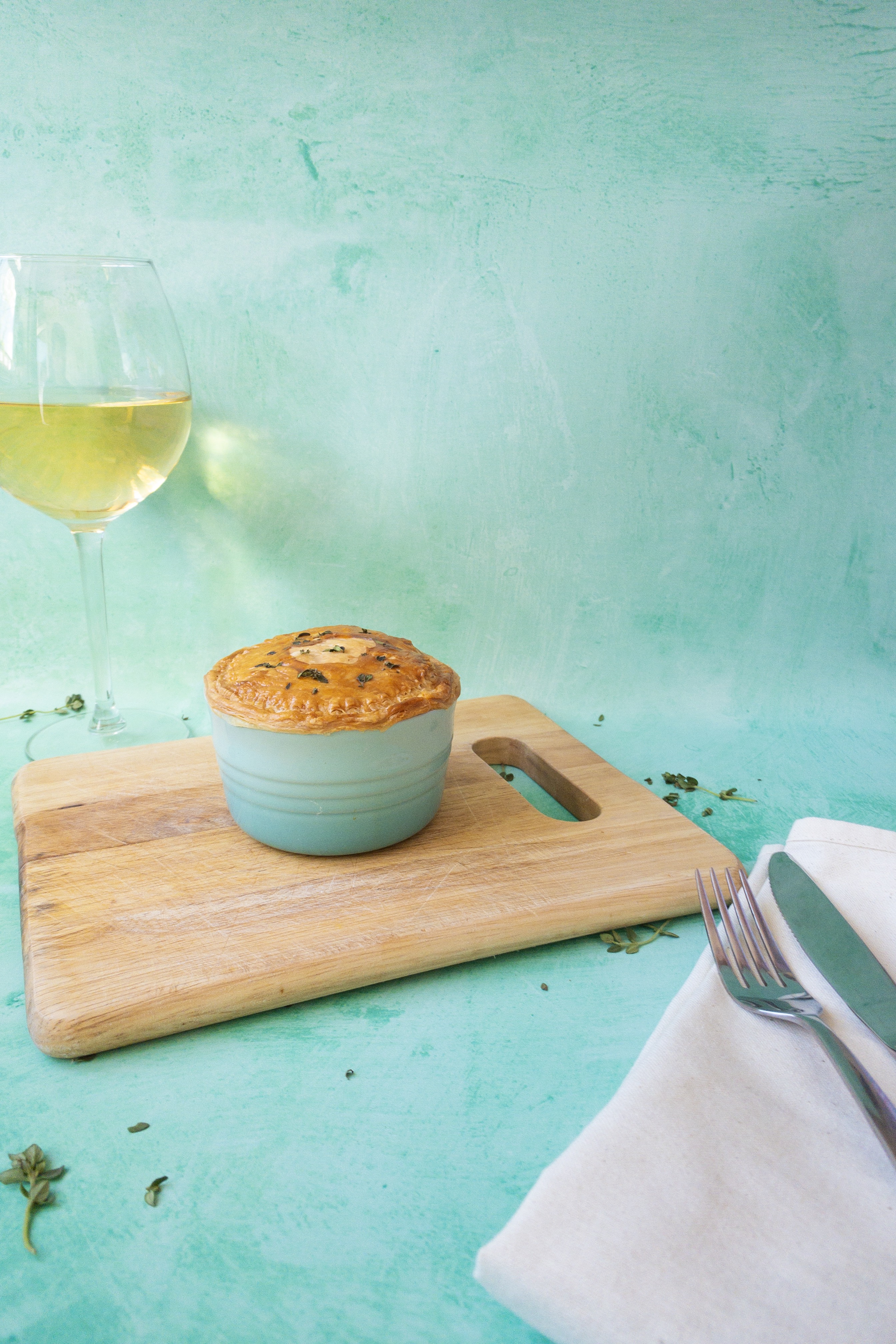 Painless Chicken and Bacon Pie