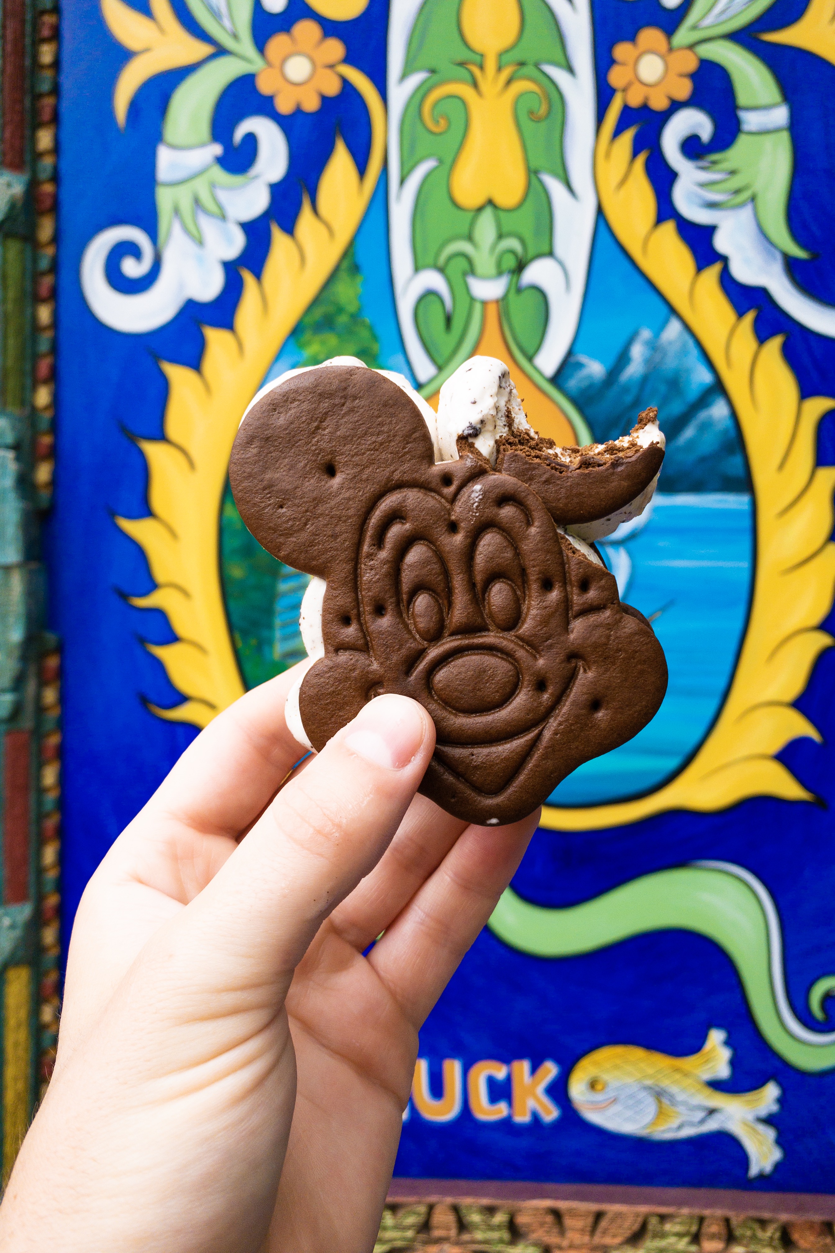 Mickey Mouse Ice Cream Sandwich