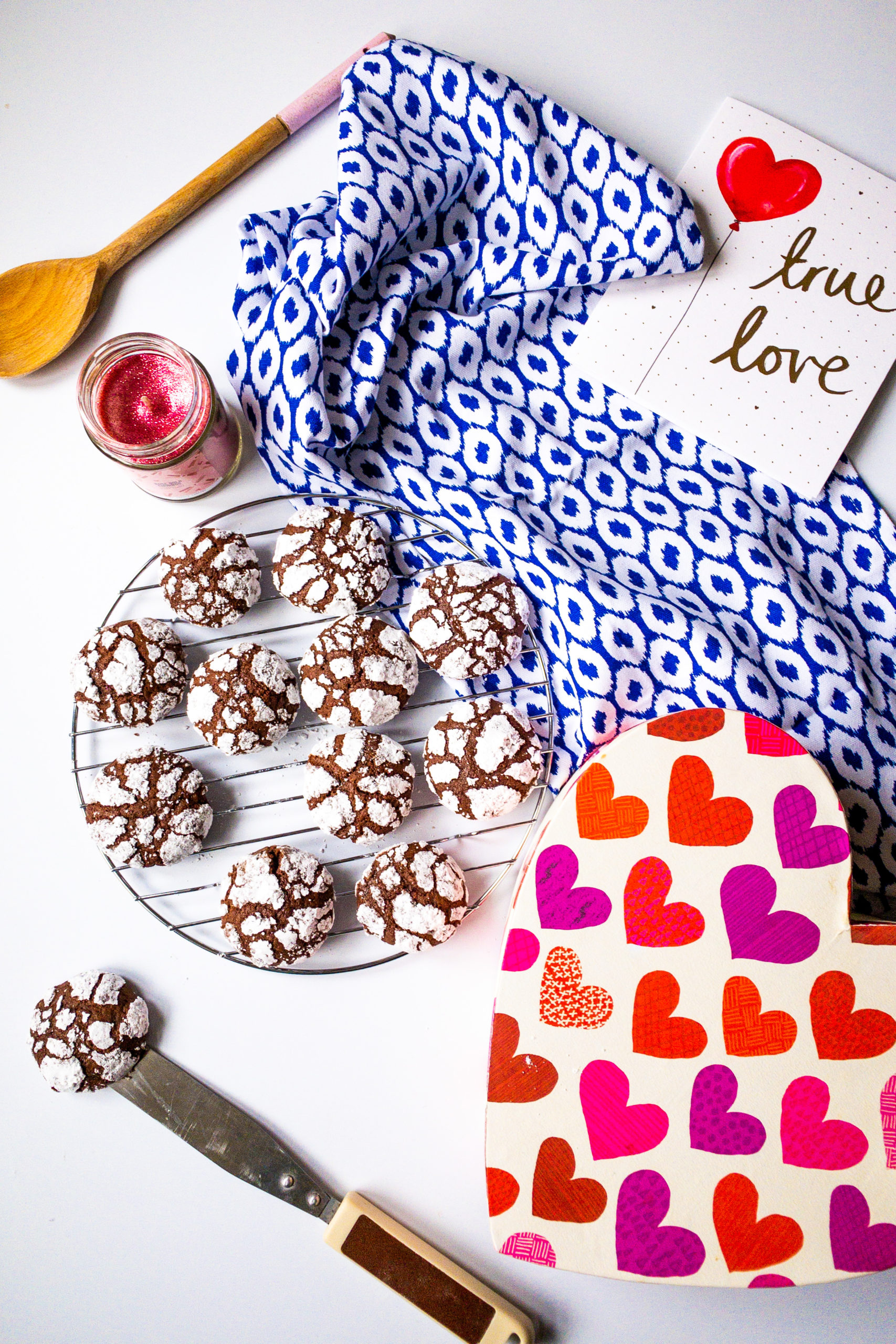 Chocolate Crinkle Cookies