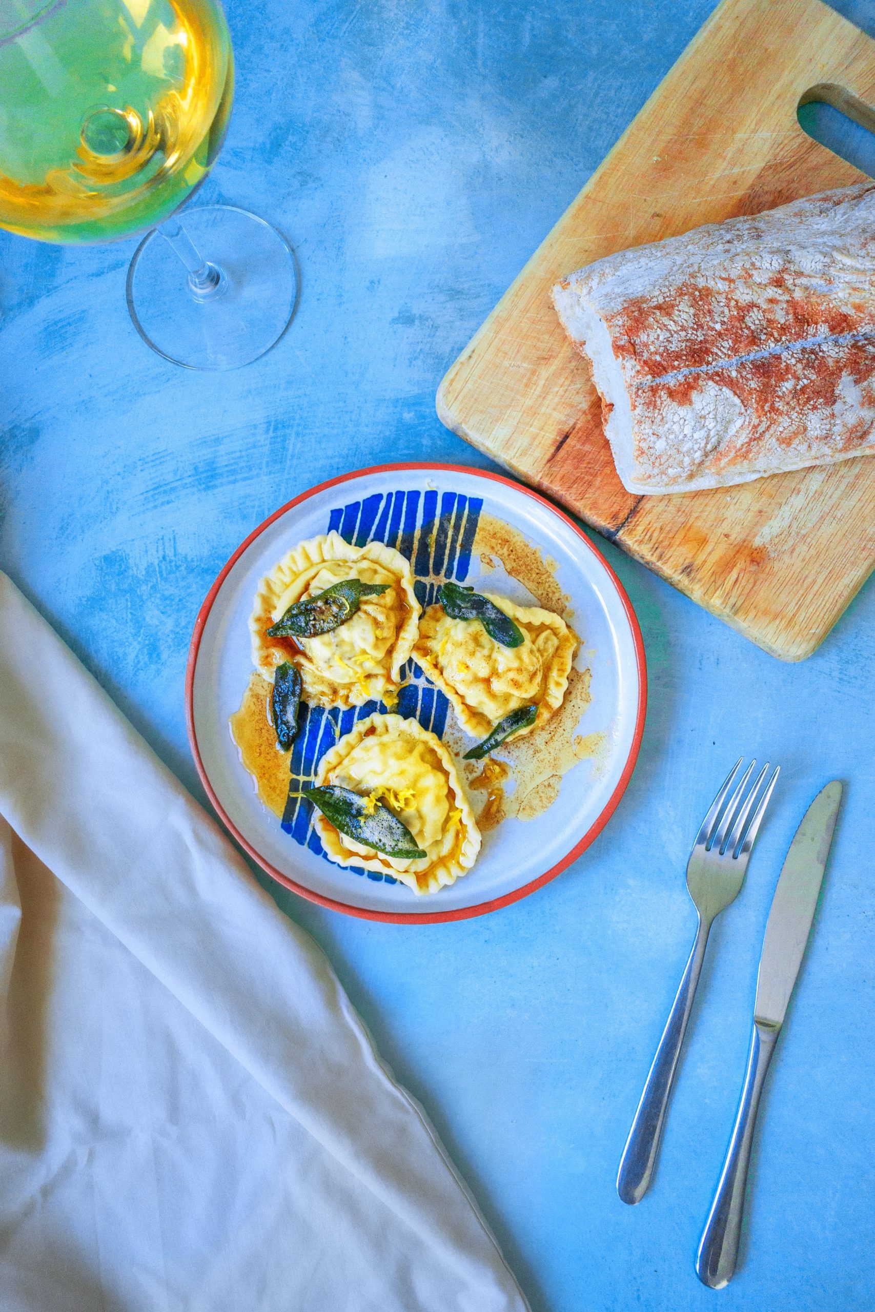 Sausage and Ricotta Ravioli