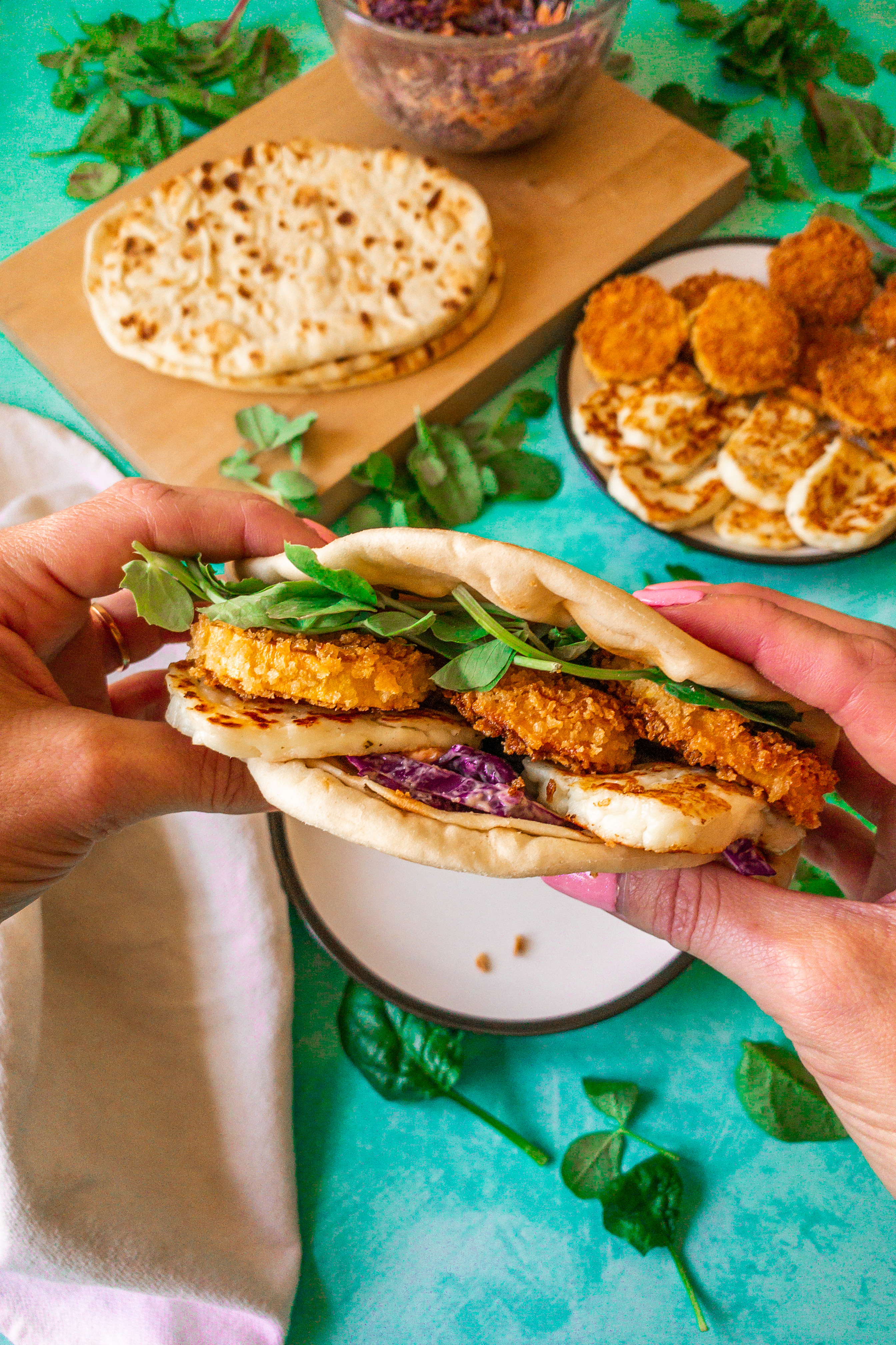 Breaded Sweet Potato Wraps