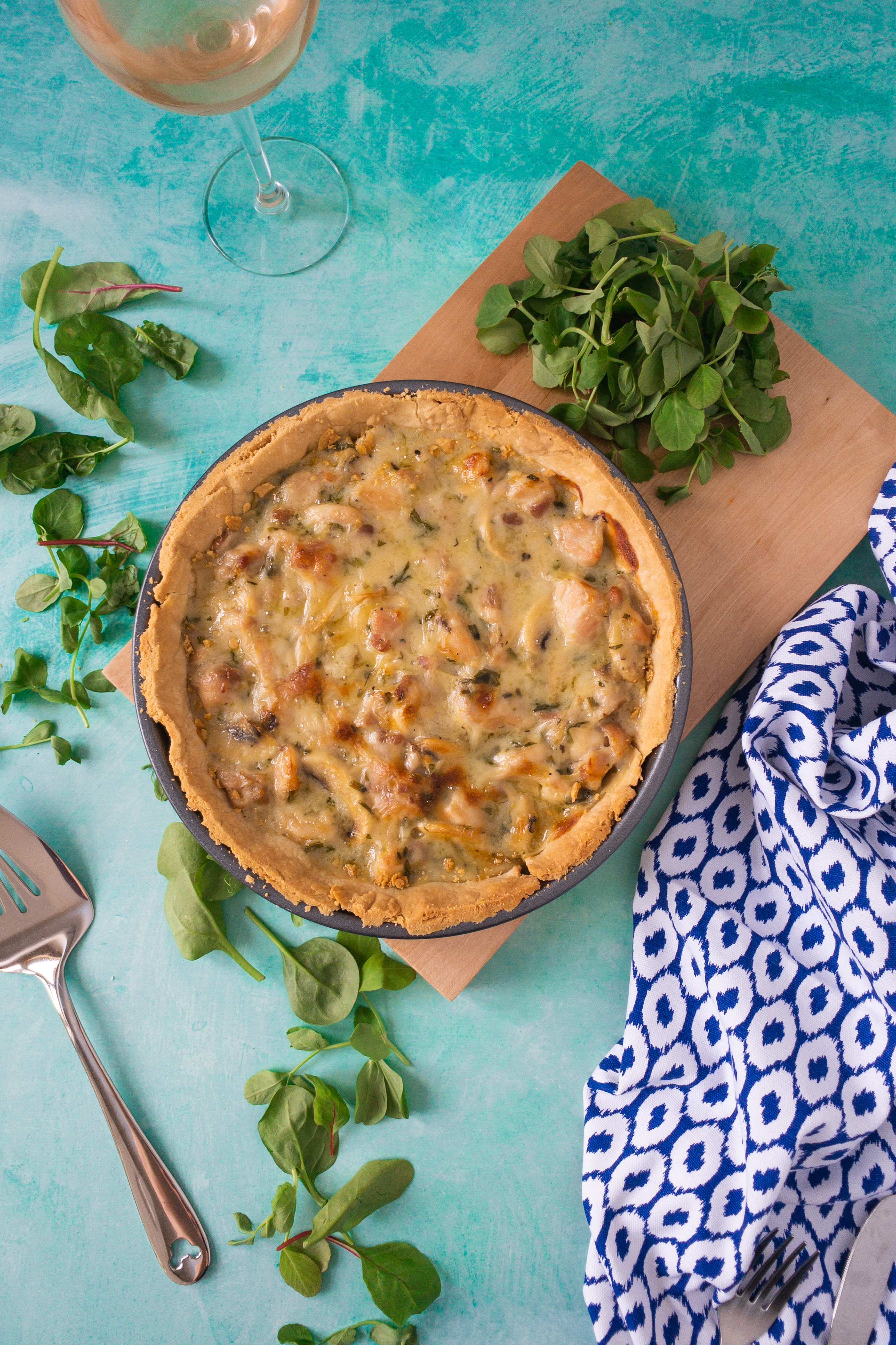 Chicken and Tarragon Tart