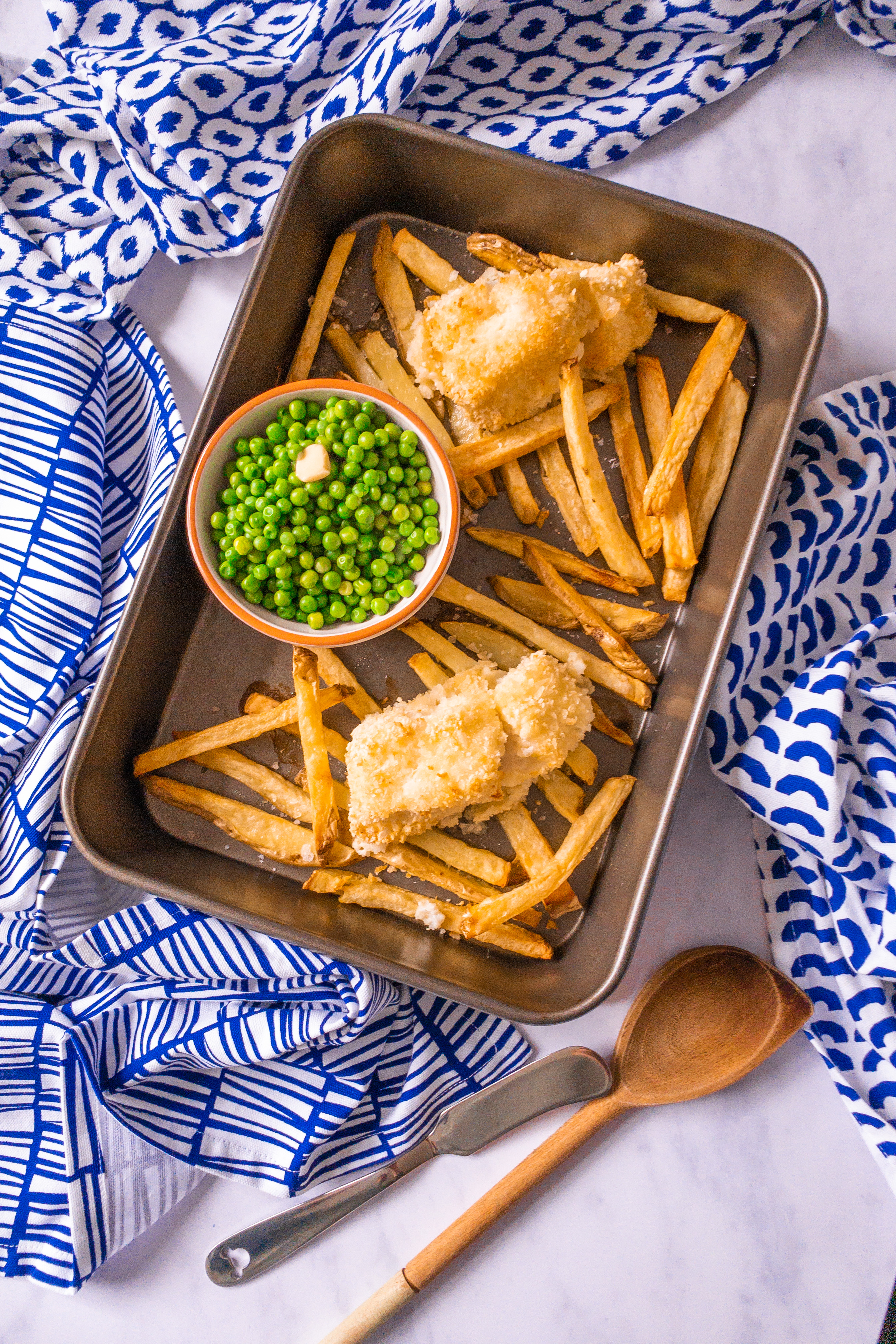 Fish and Chips Traybake